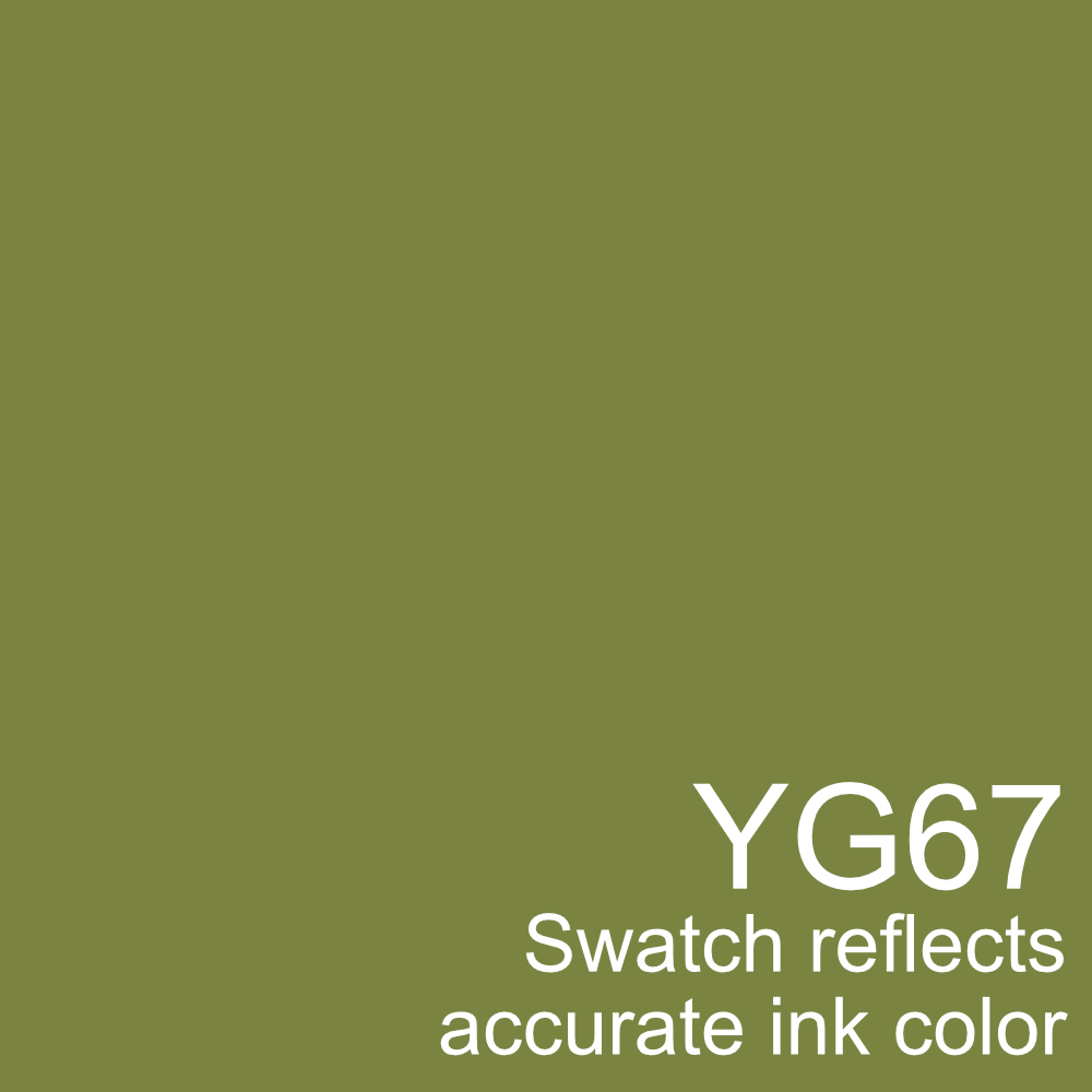 YG67 - Copic Sketch Marker Moss — Violeta Ink